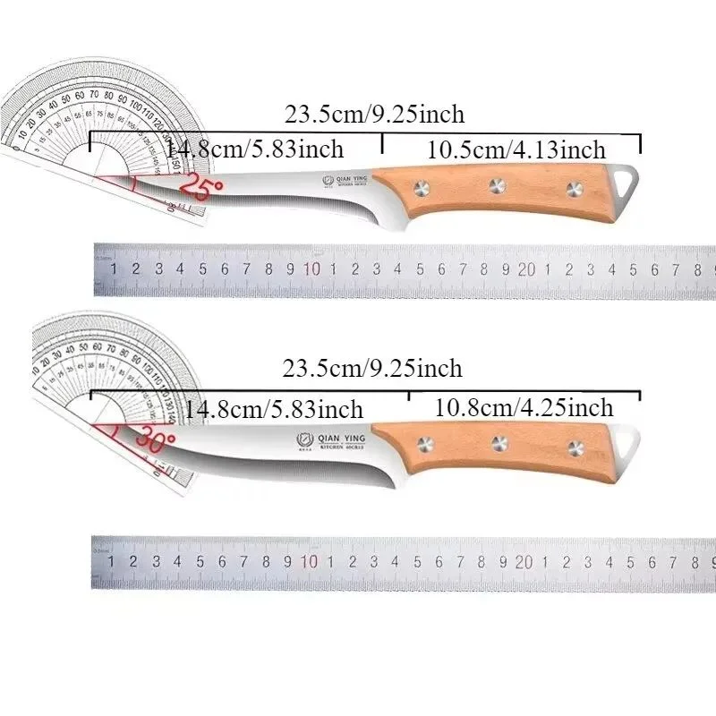 Heavy-Duty Manganese Steel Butcher Knife 6