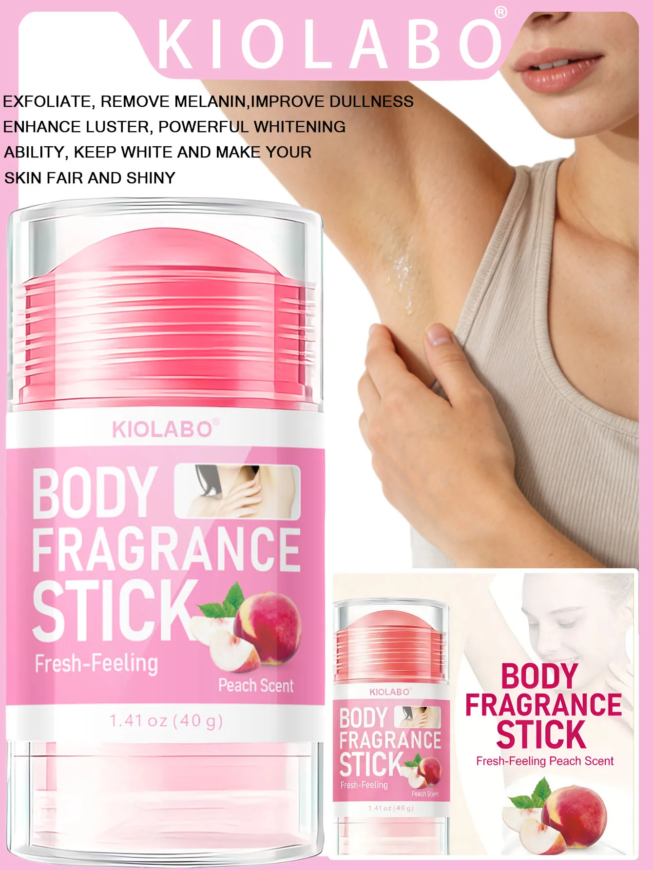 40 g Rozen Deodorant Stick Natuurlijke Langdurige Hydraterende Deodorant Draagbaar Altijd Aan te brengen Voor Hardnekkige Geurtjes_voghion.com