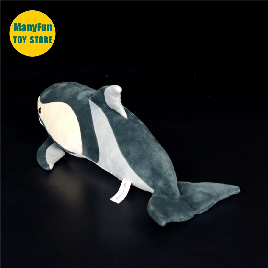 Hour-glass Dolphin High Fidelity Anime Cute Plushie Dolphin Plush Toys Lifelike Animals Simulation Stuffed Doll Kawai Toy Kids 6
