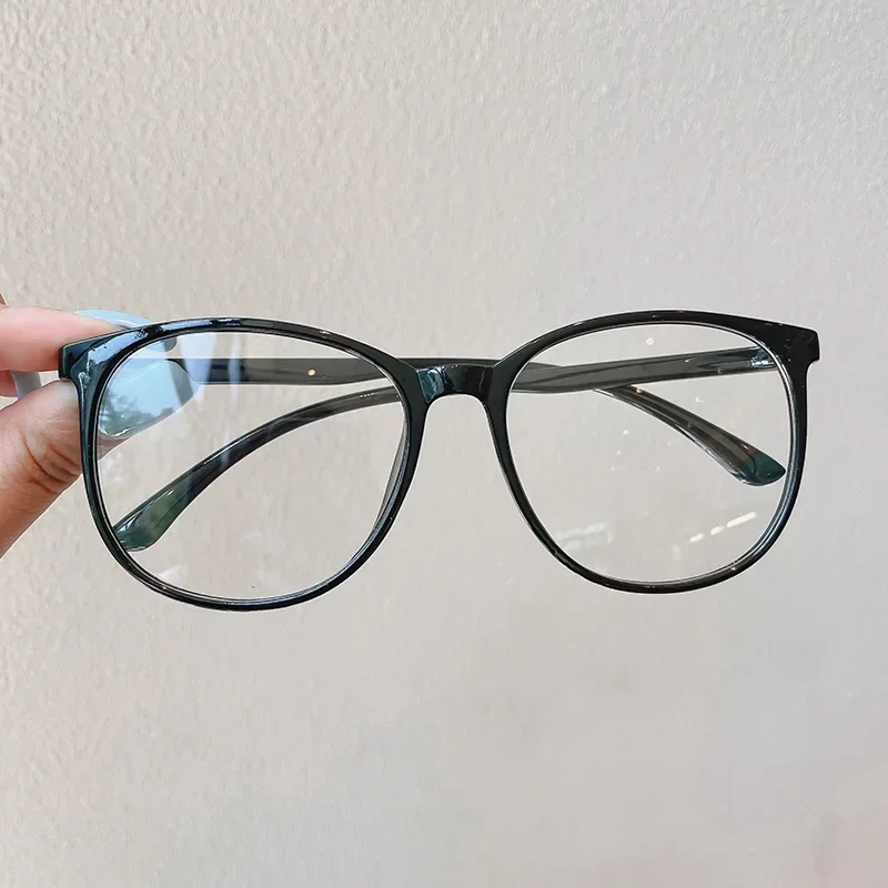 Round Myopia Glasses for Women Men Luxury Trend Anti Blue Light Minus Eyeglasses Finished Optical Spectacle Short Sight Eyewear - 3