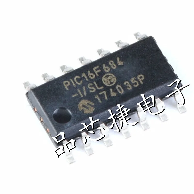 

10 шт./лот PIC16F684-I/SL SOIC-14 MCU 8-Bit CMOS микроконтроллеры