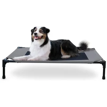 Outdoor Cooling Elevated Dog Cot 1