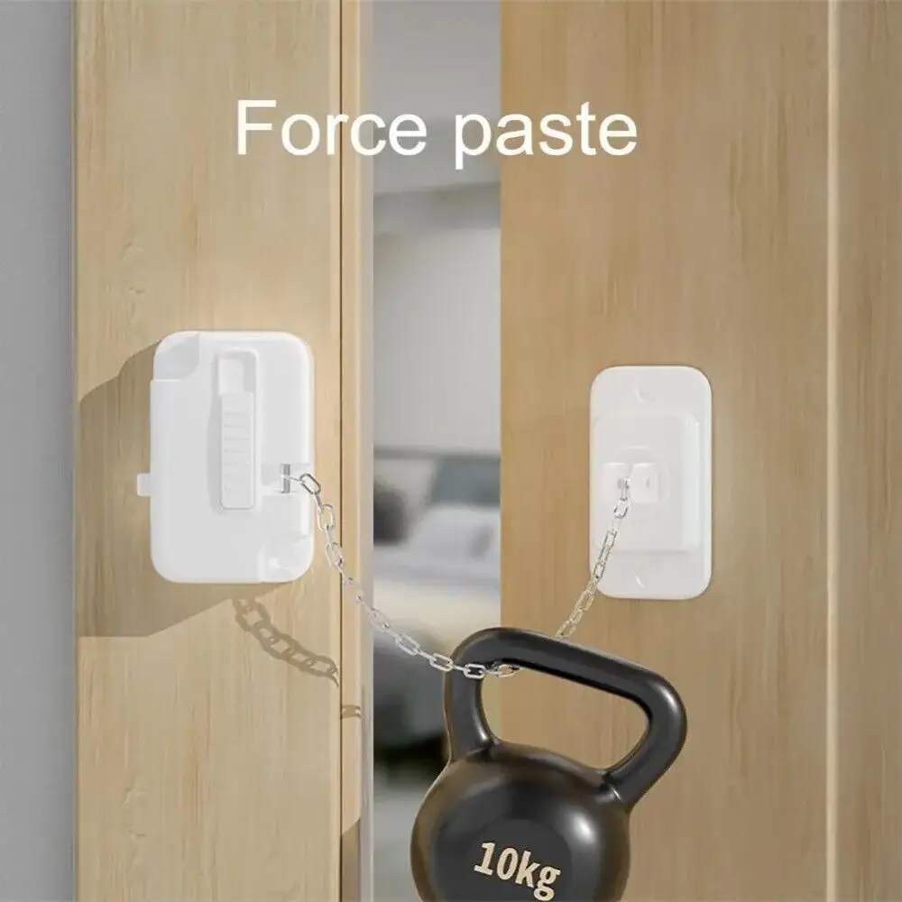 White ABS Child Safety Lock Adjustable Window Restrictor