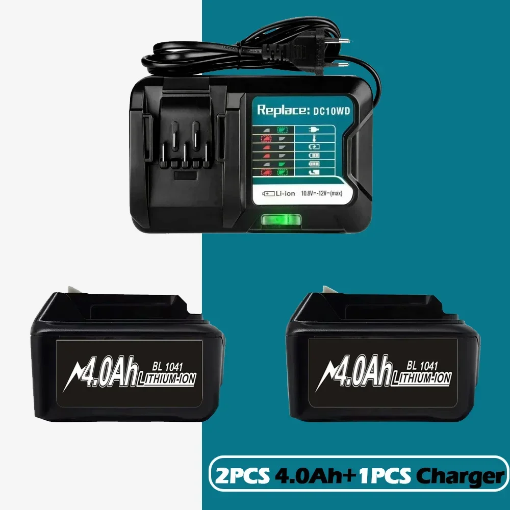 Batterie au Lithium 12V 6Ah, Rechargeable, pour perceuse électrique Makita L1016 BL1021B BL1041B, batterie de remplacement pour outils électriques 1 Batterie au Lithium 12V 6Ah, Rechargeable, pour perceuse électrique Makita L1016 BL1021B BL1041B, batterie de remplacement pour outils électriques 1