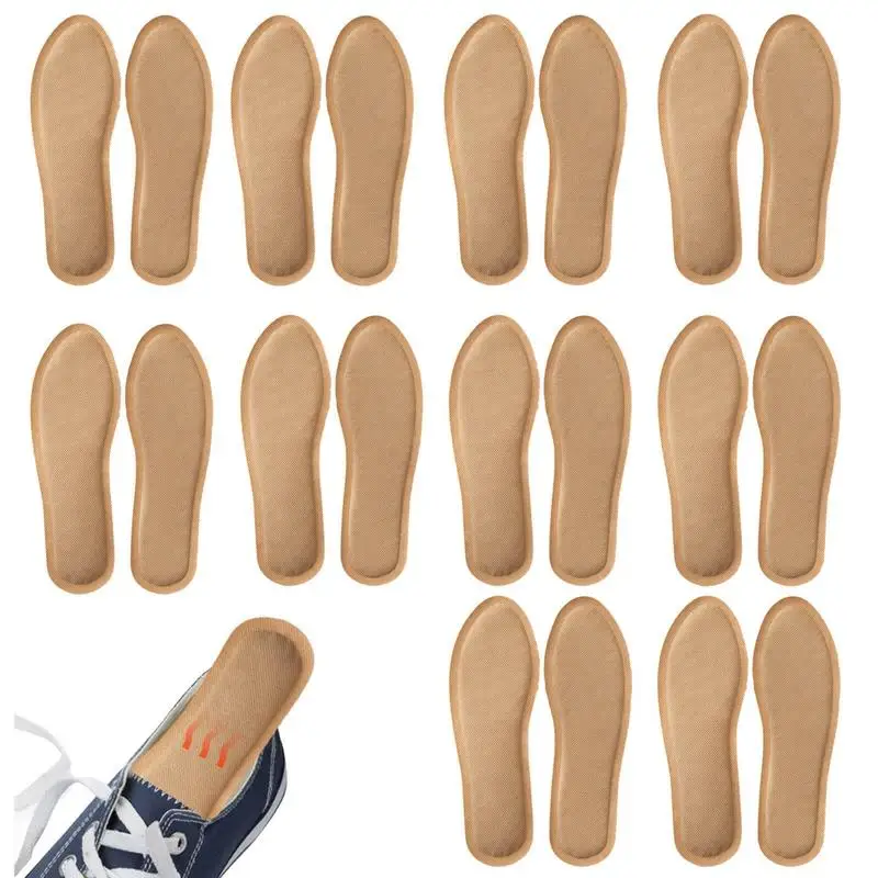 10 Pairs Self Heating Foot Warmers Constant Temperature Non Electric long-lasting heating Winter Outdoor Foot Warming Pad