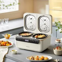 Double-gallbladder Rice Cooker Intelligent Reservation Rice Cooker Multi-functional Sub-control Soup Stewing Rice Cooking 220V 2