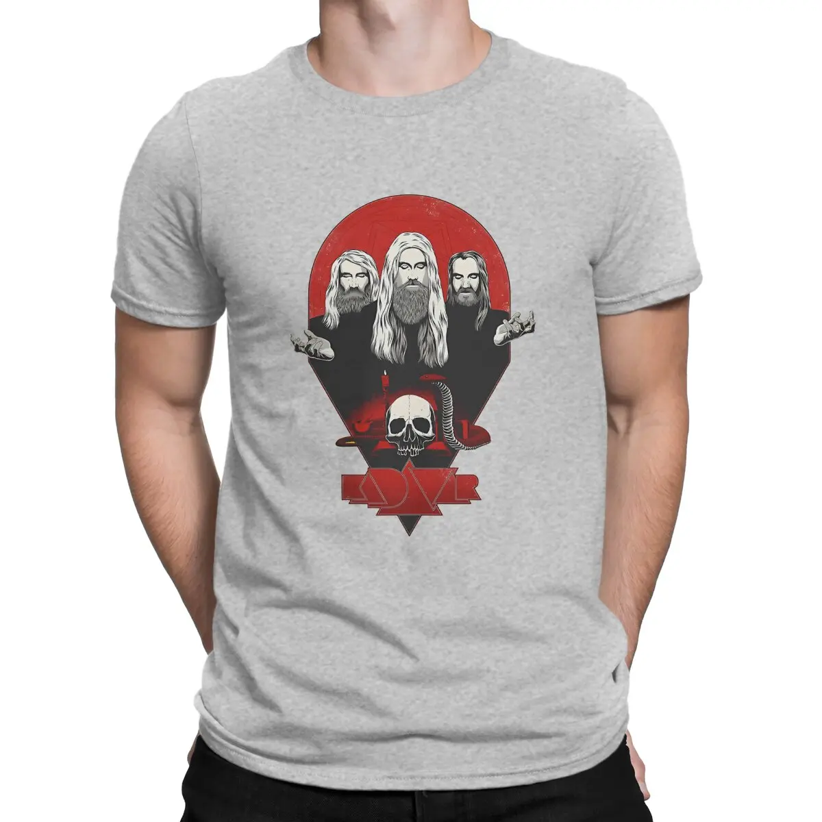 thumbnail image 1 of Camiseta Kadavar más nueva para hombre, estilo rock, cuello redondo, algodón puro, hip hop, regalos de cumpleaños, ropa de calle., 1 of 7