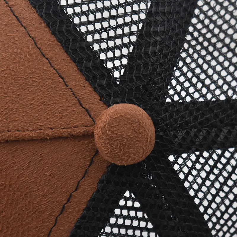 Outdoor Suede Velvet Breathable Mesh Baseball Cap Embroidery Custom Logo Duck Tongue Cap Lightweight Sunscreen Sunshade Cap 3