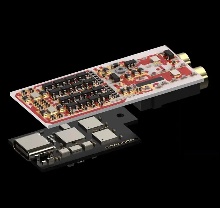 アuneユキ-ポータブルデコーダーアンプ、Hi-Fi発熱、完全な個別の