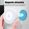 Mini LED Touch Sensor Night Lights USB Rechargeable Kitchen Bedroom Magnetic Base Wall Light Round Portable Dimming Night Lamp 5