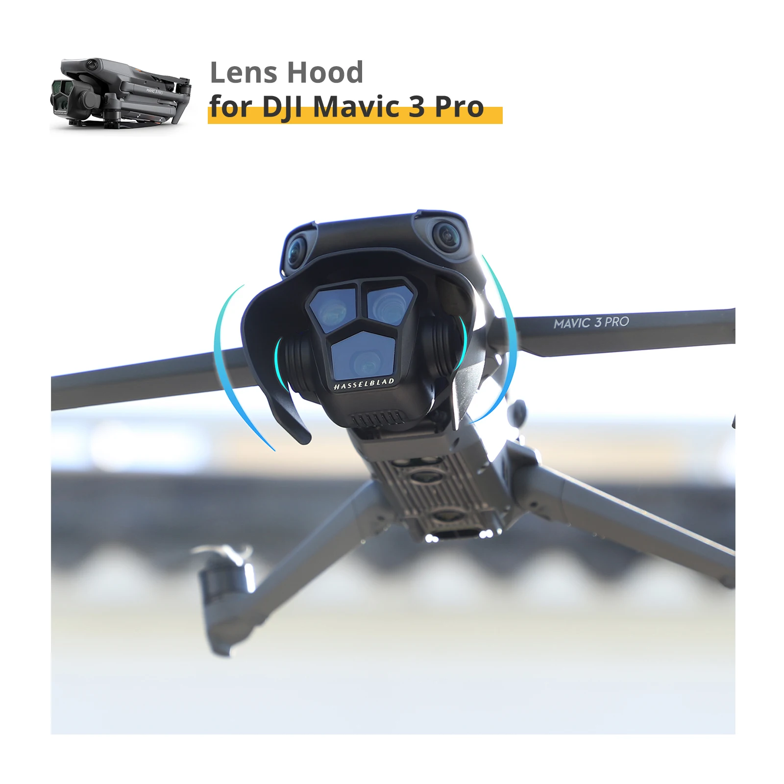 

Бленда объектива для DJI Mavic 3 Pro Gimbal Защитная крышка Антибликовая Крышка легкий солнцезащитный козырек MAVIC3 PRO комплект аксессуаров для дрона