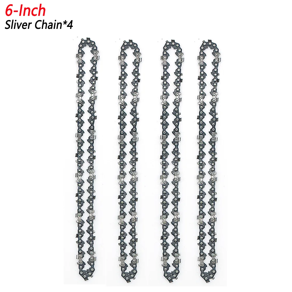 4 6 8 Inch Chains for 4/6/8 Inch Electric Saw Chainsaw Chain 6 Inches Electric Saw Parts 4 6 8 Inch Chainsaw Guide Plate small cordless leaf blower