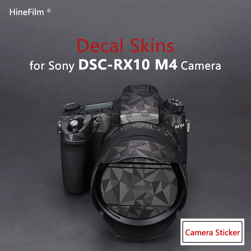 Rx10 Iv Fotocamera Premium Decalcomania Pelle Per Sony Dsc-Rx10M4 Pellicola Protettiva Antigraffio Pellicola Adesiva