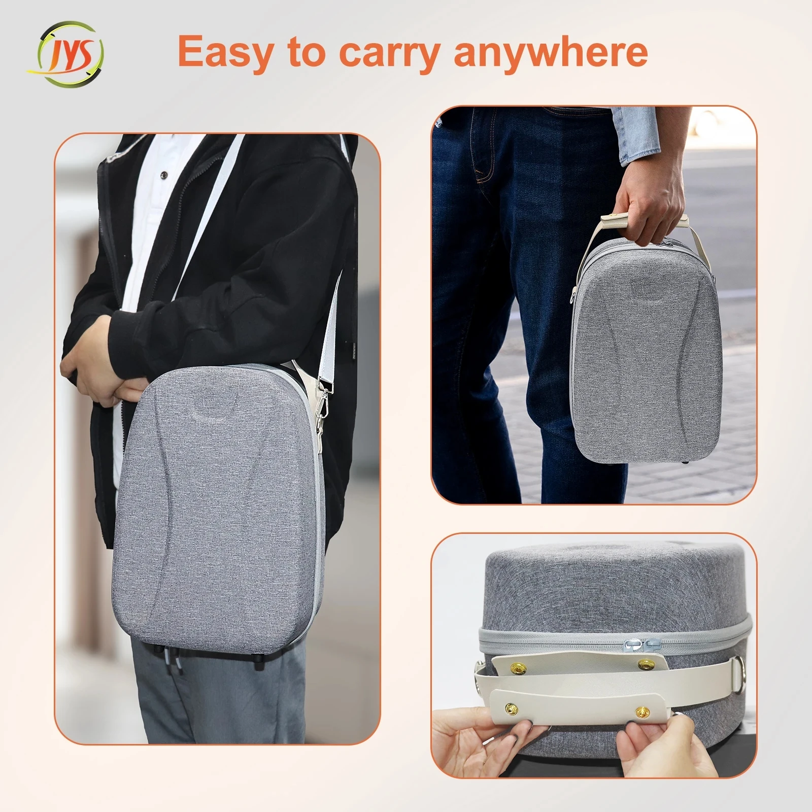 JYS-P5168 For PS VR2 Multi-functional Portable Handheld Zipper Storage Bag glasses protection coverprotection hard bag