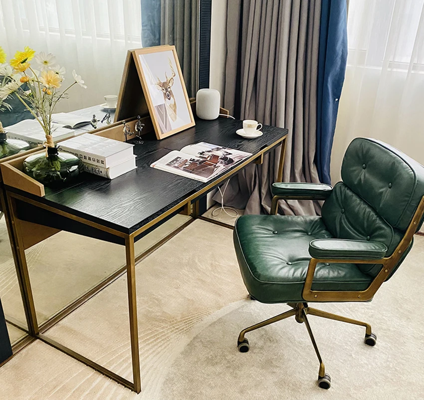 

Стол для домашнего кабинета, компьютерный стол, Железный простой итальянский стиль, роскошный стол, мебель для дома и офиса