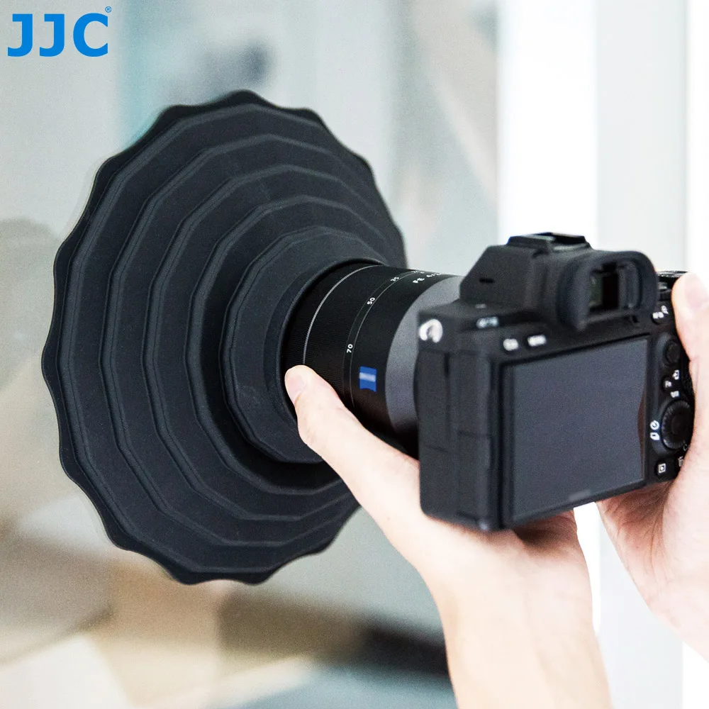 JJC Silicone Lens Hood Anti Reflective Camera Lens Hood for Diameter 53mm~72mm 73mm~88mm Lens Foldable Reversible Lens Shade