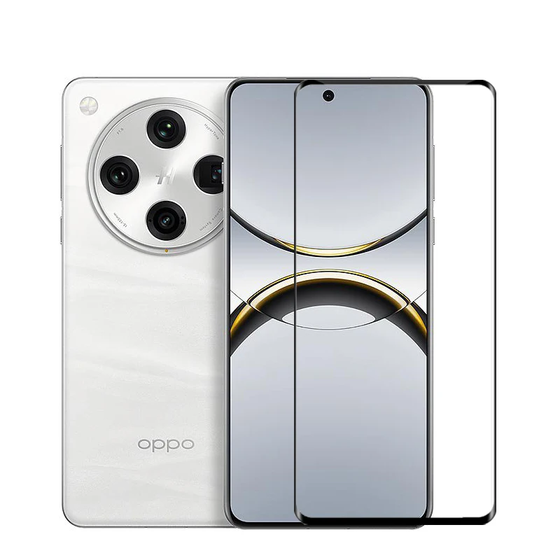 Premium Full Cover Tempered Glass Screen Protector with HD Clarity and Lens Film