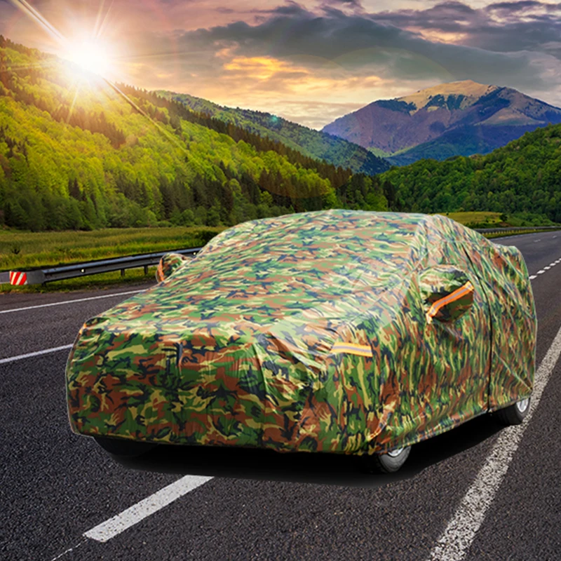 Kayme waterproof car covers outdoor sun protection cover for car