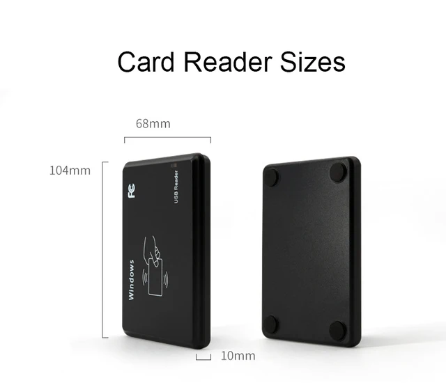 dayToy Lector RFID de FissaiD, lector de tarjetas RFID USB EM4100 de  125Khz, número de tarjeta de salida configurable
