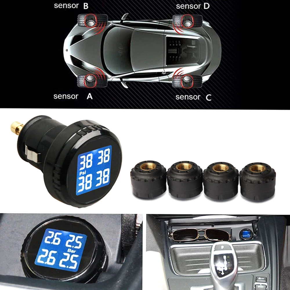 Ÿ̾ з , ܺ ĸ  4  ,  Ÿ̾ з ͸ ý, TPMS   ÷ LCD