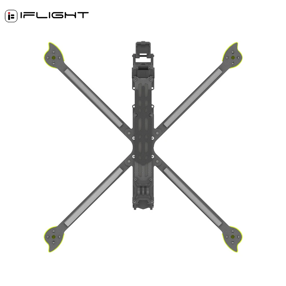 Pile de montage du kit cadre IFlight Nazgul XL10 V6 10 pouces 420mm pour FPV drone course avec vis et entretoises.