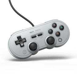 8BitDo SN30 Pro Wired USB Gamepad - Enhanced Design (1PCS Gray)