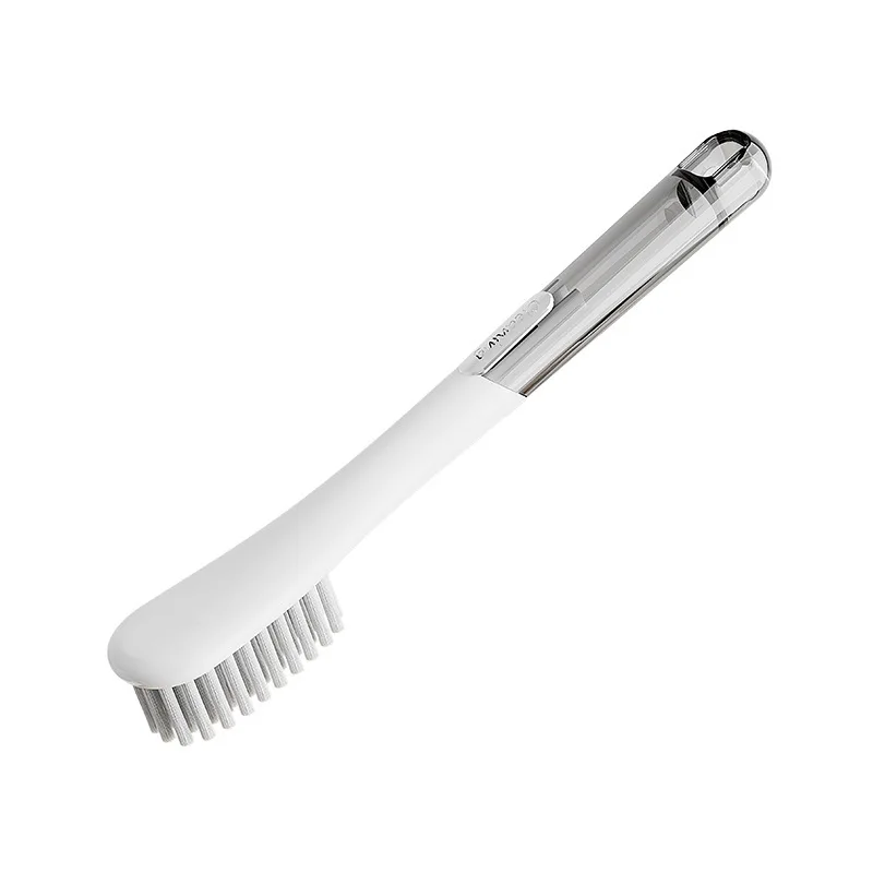 Multi functional long handled soft bristled shoe brush with no damage to shoes and no dead corners Long handled household clean