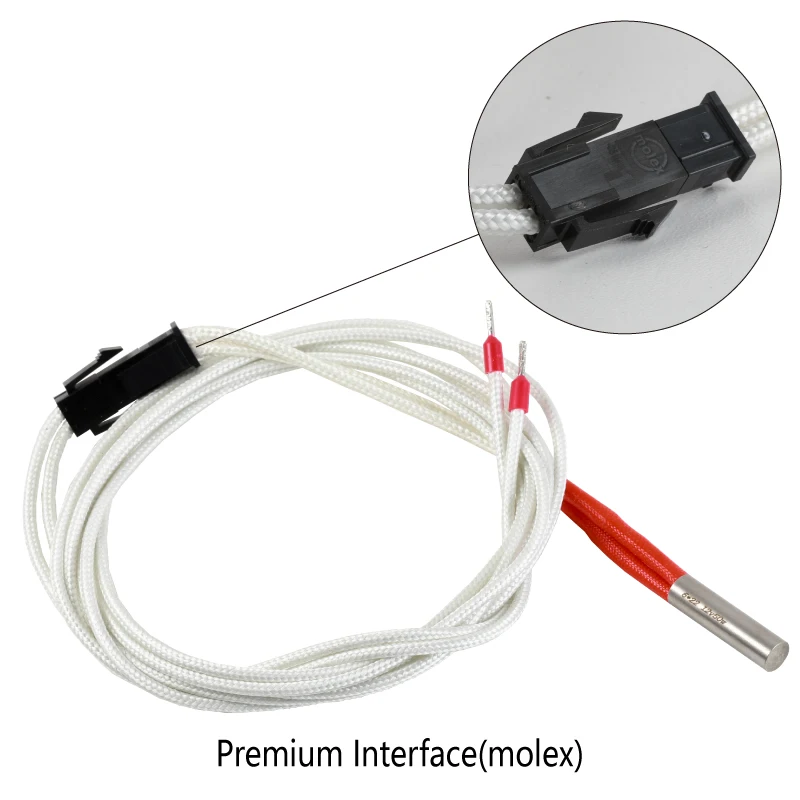 Mellow-3D 프린터 부품 히팅 튜브, 12V/24V 50W 고온 6x18/22mm 카트리지 히터 NF-Crazy Hotend Mosmax V6 용
