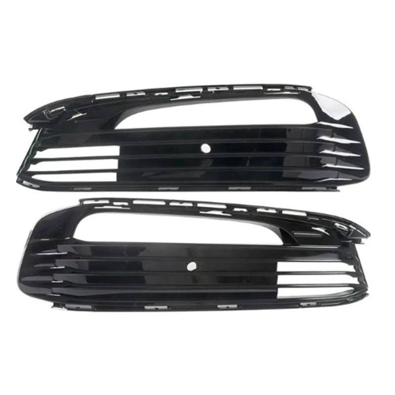 

AU05 -1Pair Front Bumper Fog Lights Mesh Grille Cover Trim 51117358789 51117358790 51117362693 For BMW 7 Series G11, G12