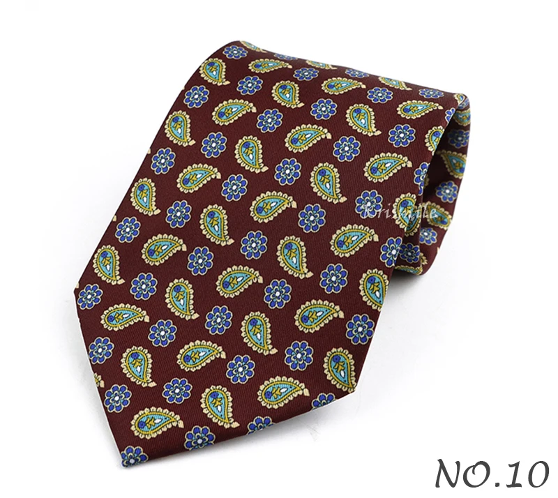 Luxus 9CM Männer Krawatte Slik Polyester Weiche Neuheit Krawatte Schöne Muster Rot Blau Krawatte Für Männer Hemd Anzug krawatte Zubehör – Detail 12