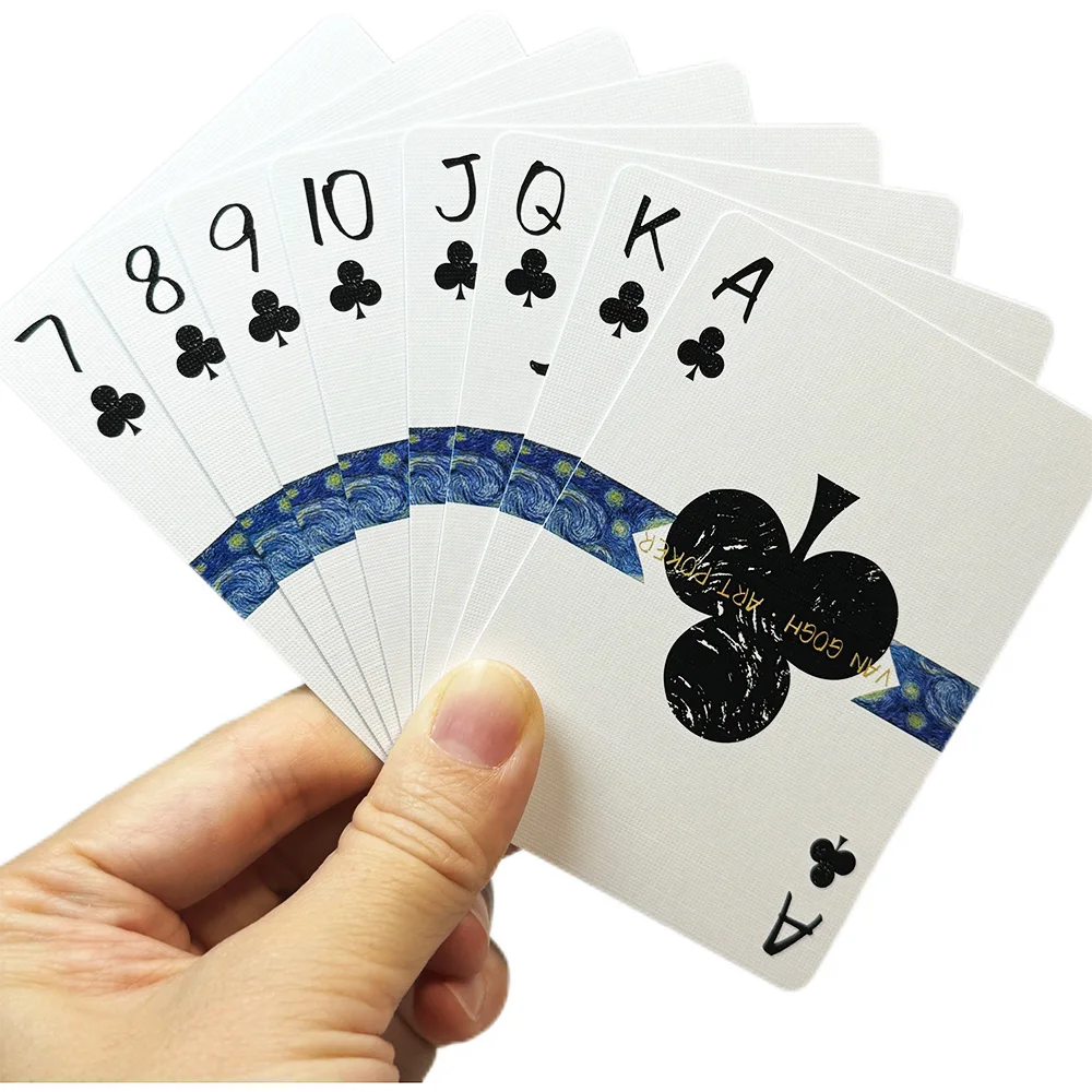 Art Playing Cards Van Gogh Playing Card Set Classic Magic Tools Family Gatherings Tabletop Games Poker Cards