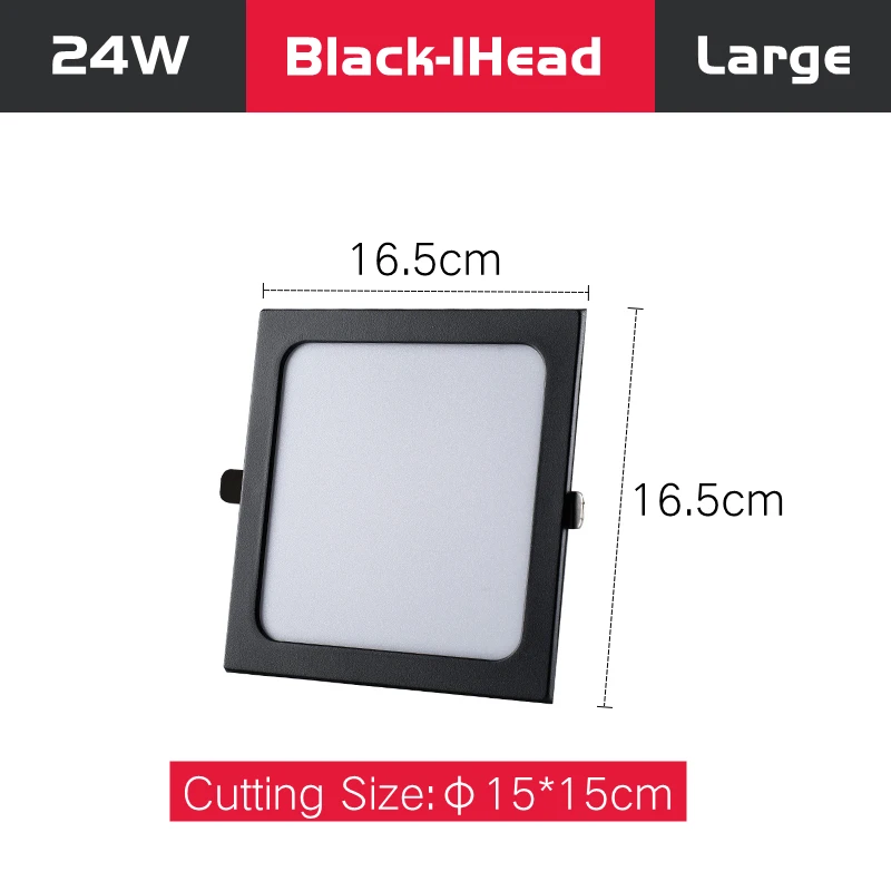 Black 24W-1head