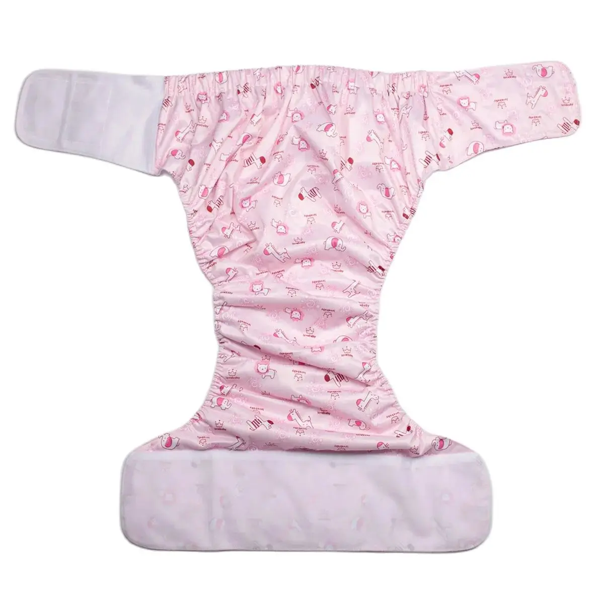 Reusable Diapers 1 XL Adult Cloth Diaper Nappy Urinary Incontinence Pocket Reusable Insert Hook and Loop ABDL Age Play 26.7in to 50.4in