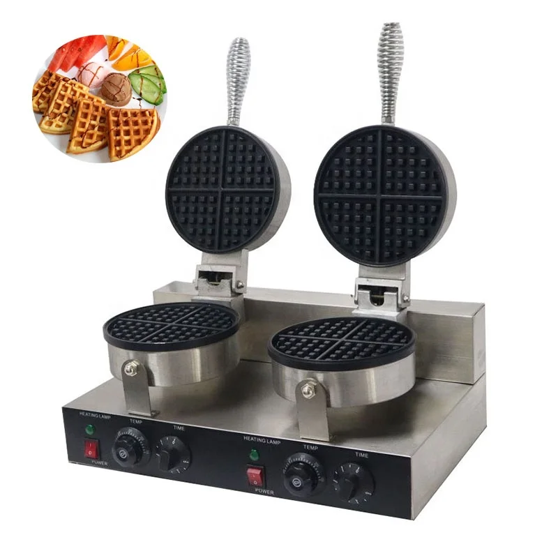 Snack Machine Belga Waffle Baker Elettrodomestici Commercial Pancake Bubble Waffle Maker