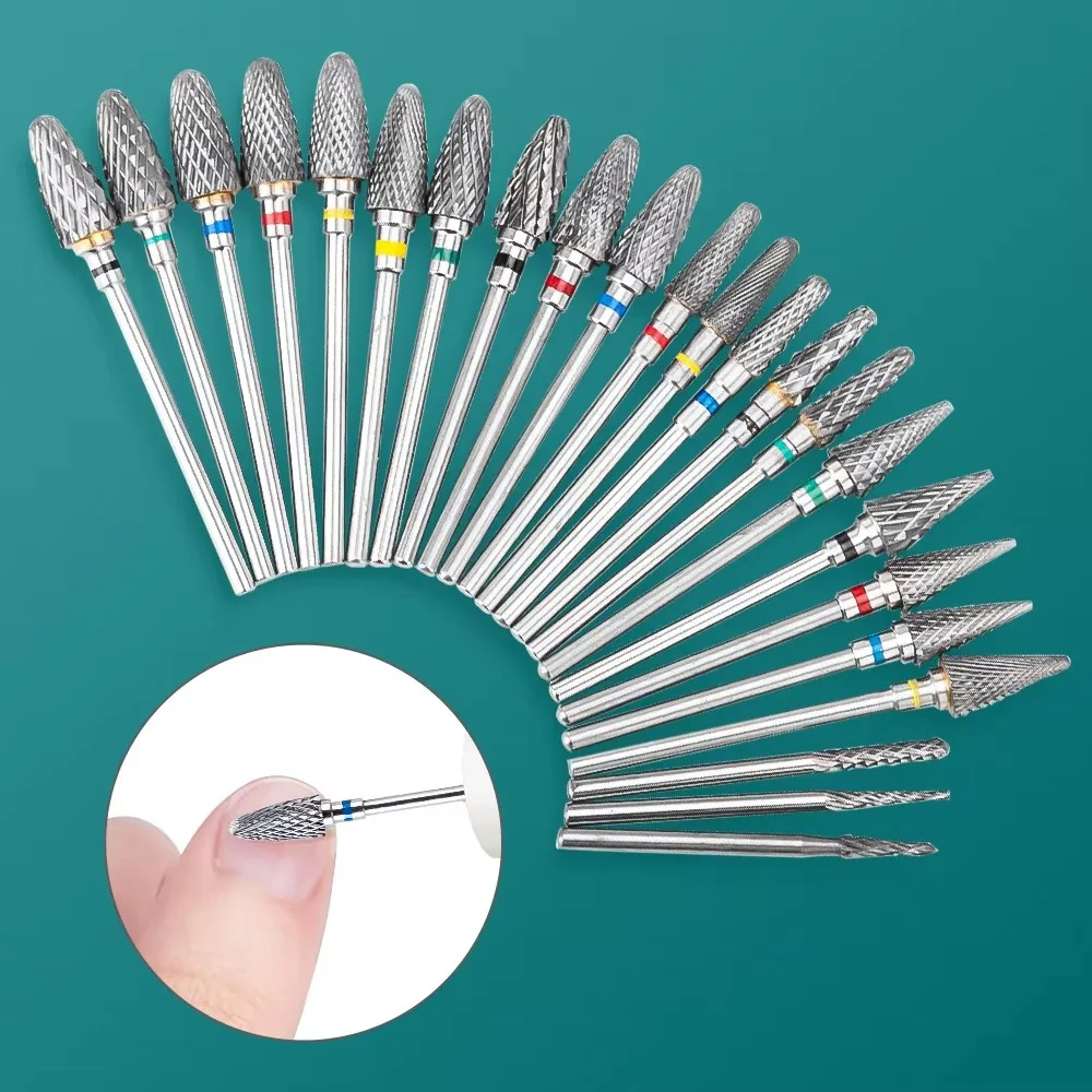 Ceramic Tungsten Nail Drill Bit for Electric Manicure and Pedicure
