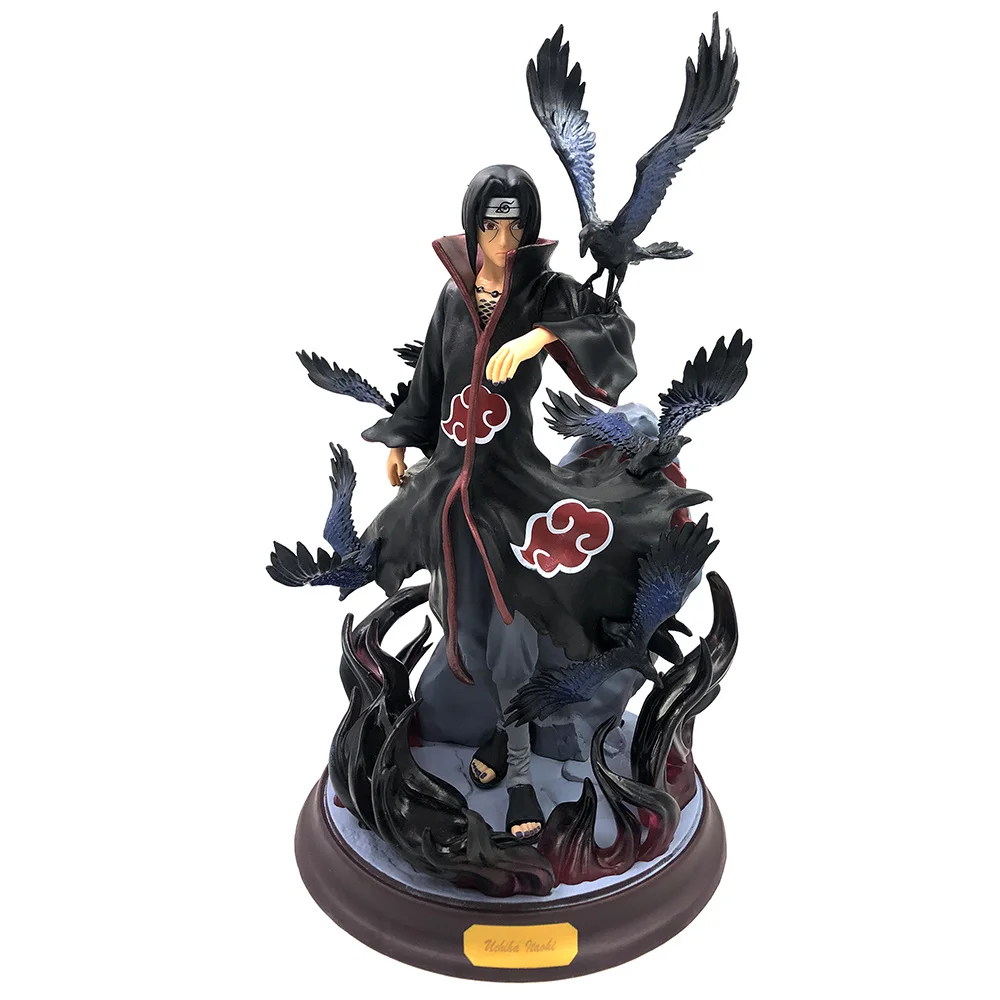 

Фигурка Наруто Shippuden Akatsuki Uchiha Itachi ворона Hokage 26 см аниме модель статуя фигурки игрушки для детей фигурка
