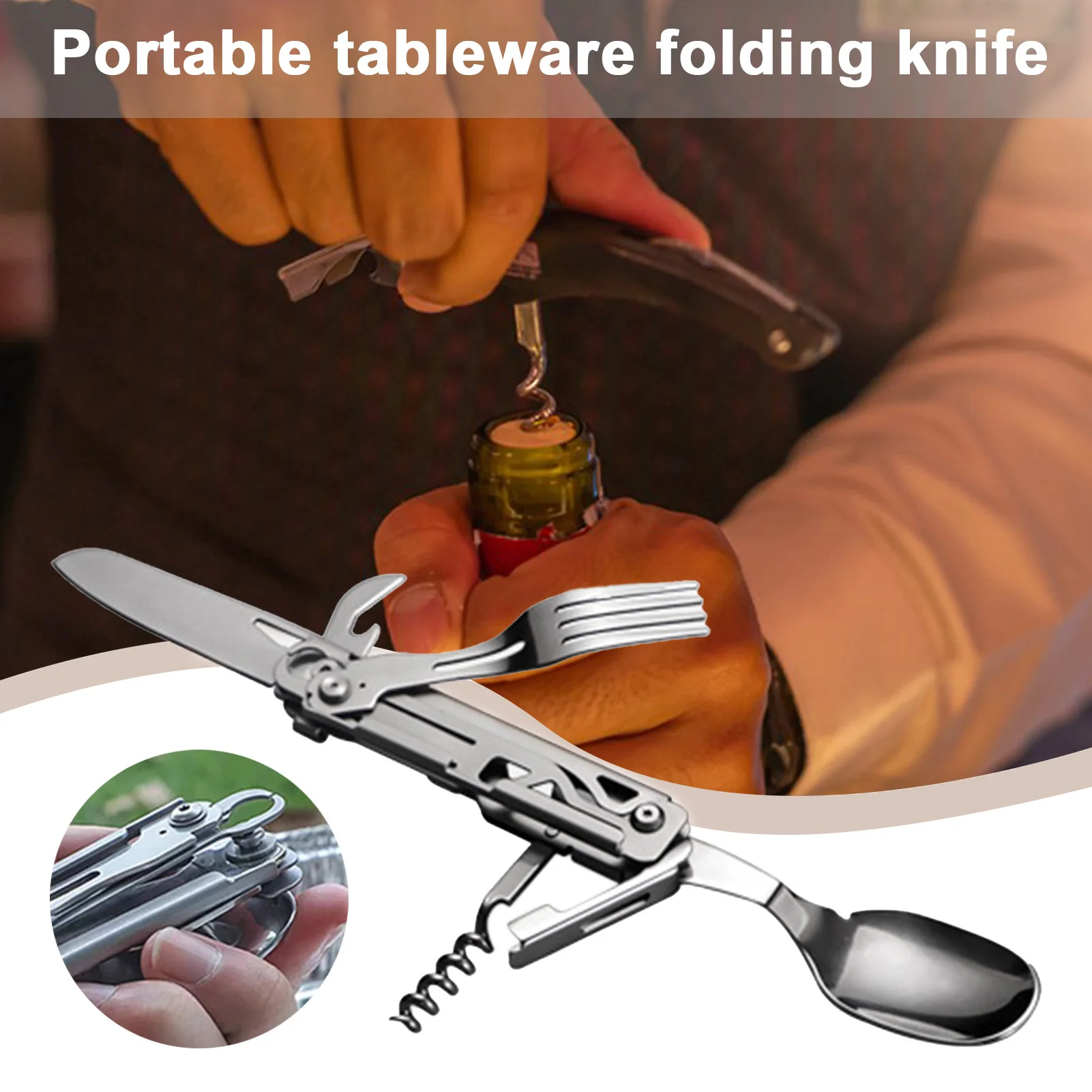 Folding Camping Cutlery Set 3