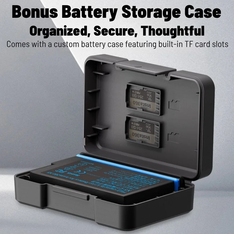 Caméra Action 360° Hub & Batteries - Lot Accessoires