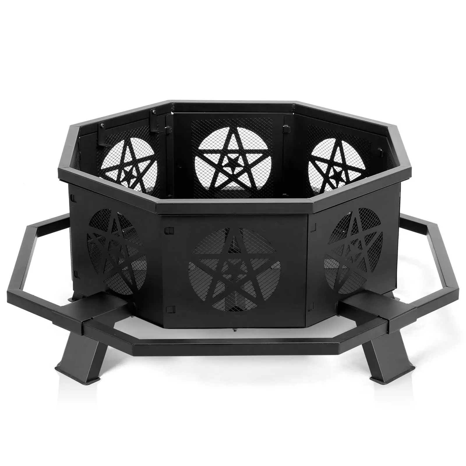 43-Inch Outdoor Fire Pit Perfect for Backyard Gatherings & Cozy Evenings