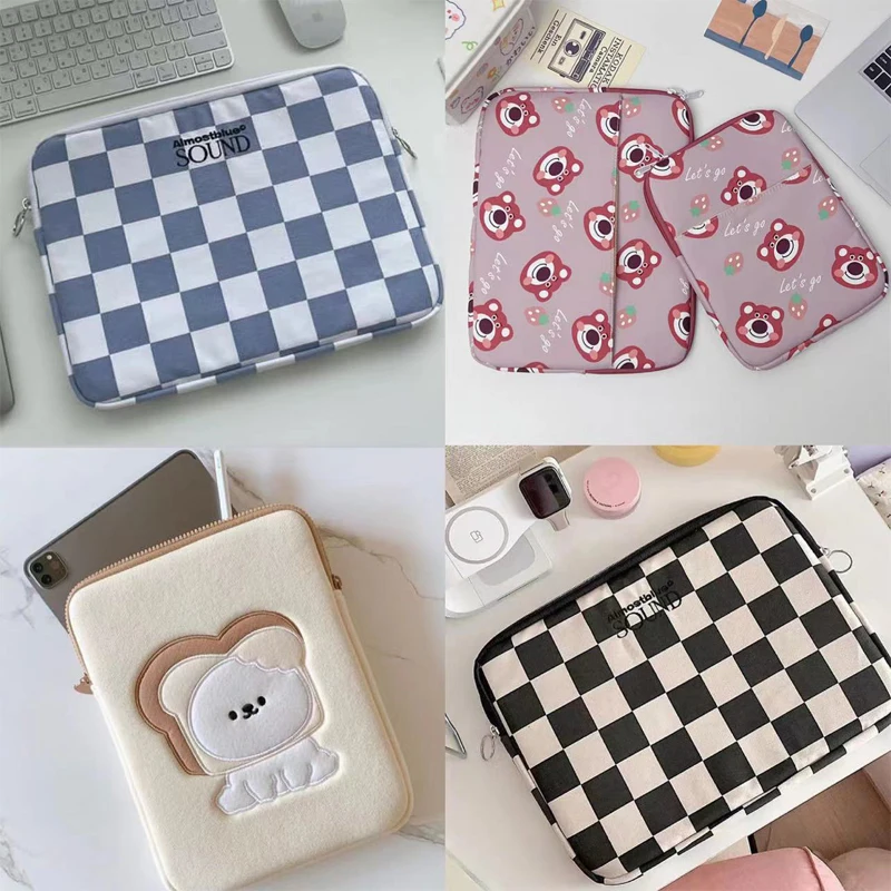 Custodia Per Tablet Con Custodia Per Laptop Cartoon Per Ipad Pro 10.5 11 12.9 Air 1 2 3 4 Borsa Per Notebook Per Macbook Air 13.6 M2 2022 13 14 15 Pol