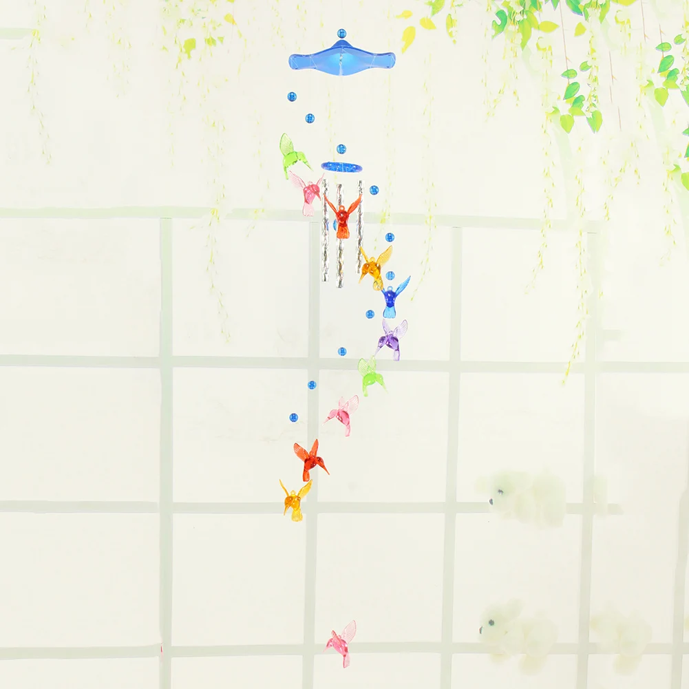 Hummingbird Romantic Wind Bells Handmade Courtyard Decorative Windbell Art Crafts Ornaments Birthday Gifts Home Decoration