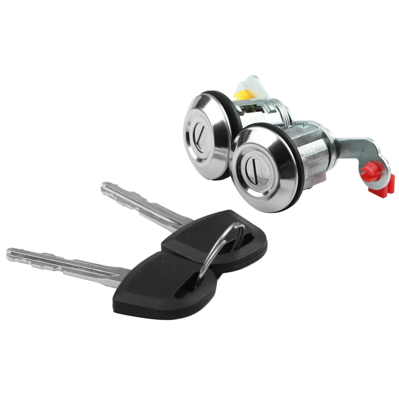 New Door Lock Cylinder With 2 Keys YE05506A Fit For MITSUBISHI L200 2001‑2005 Car Accessories