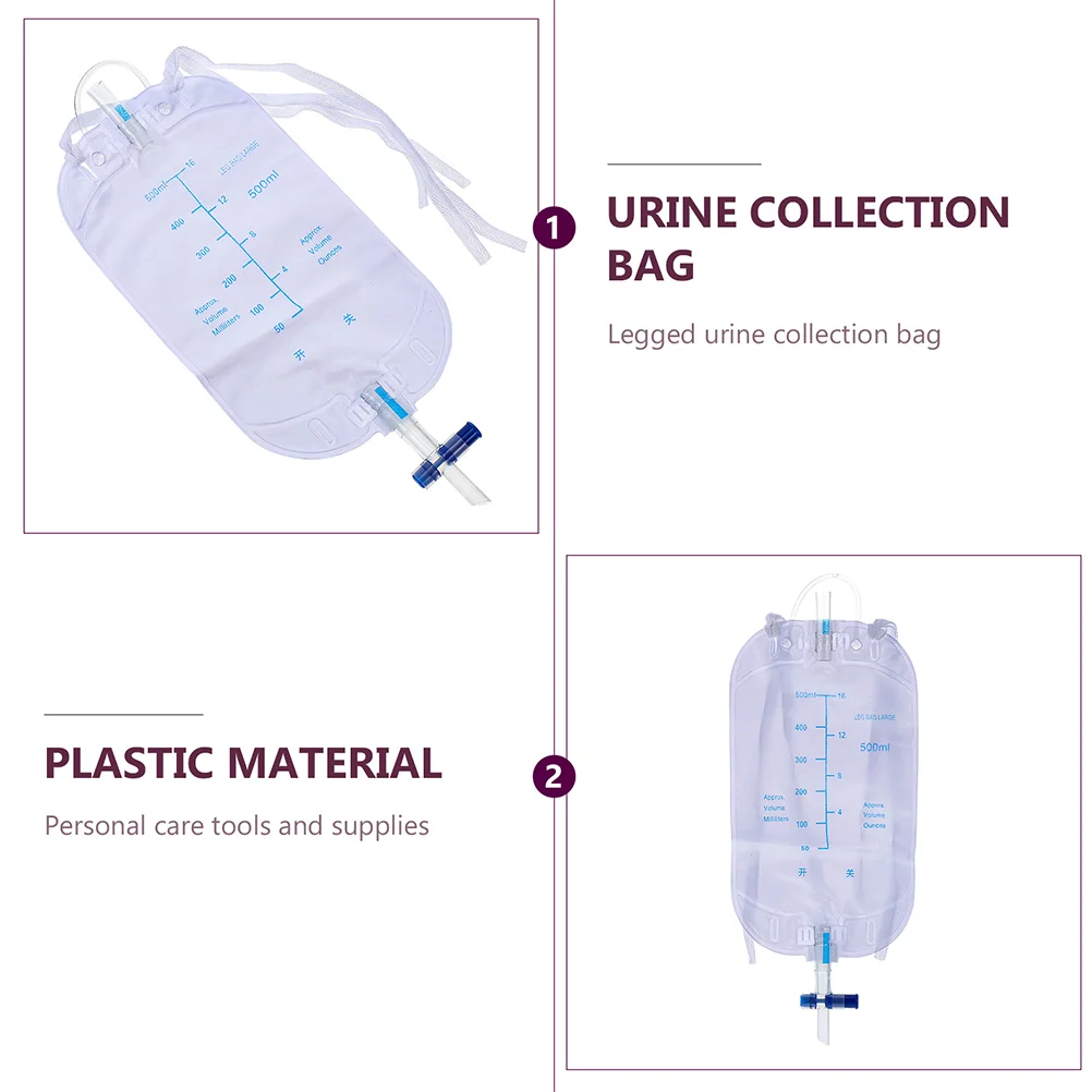 Cathether urine bags 10 Pcs For Mens urine For Men type Pvc patient postoperation drainage baby urine bags