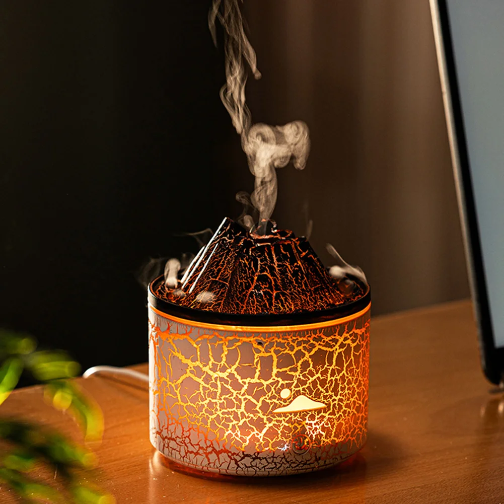 

Flame Humidifier Aroma Diffuser Ultrasonic Mist Maker Fogger LED Essential Oil Fire Diffuser Fragrance Home