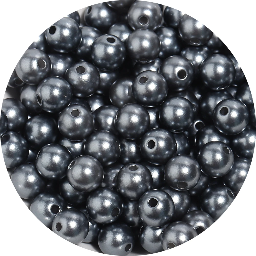 Colorful Acrylic Pearl Beads