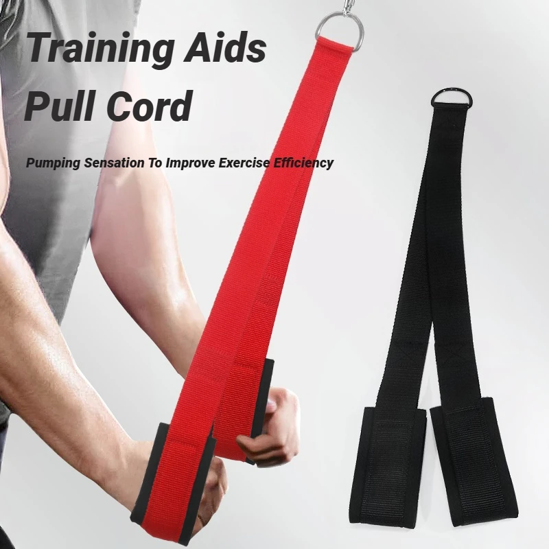Biceps Tricep Rope Cable Attachment Handles Pull Down for Professional Gym Gantry Back Trainer