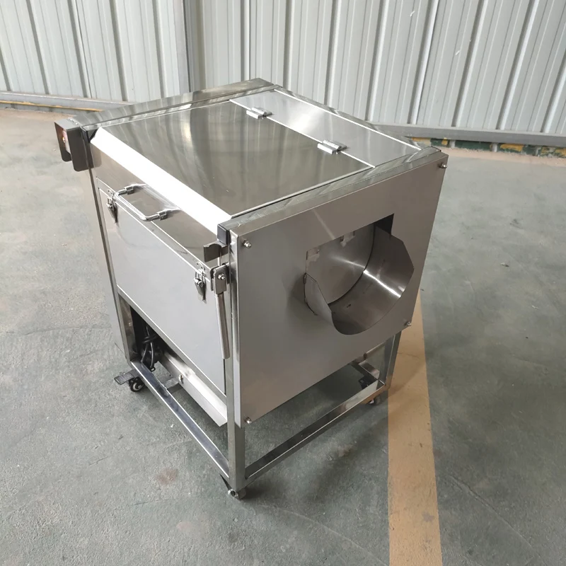 New Style Potato Peeling Machine Root Vegetable Peeling Equipment Ginger Yam Peeler Carrot Cleaning Machine 5