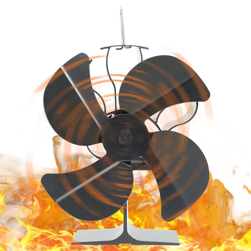 

Stove Fan Heat Powered Household Pellet Stove Fan Thermoelectric Wood Stove Fans For Log Wood Pellet Burning Stoves Save Energy