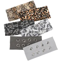 Punk fille oeillets ajourés large bandeau élastique extensible métal Rock Steampunk pour bandeaux de sport accessoires de cheveux 6