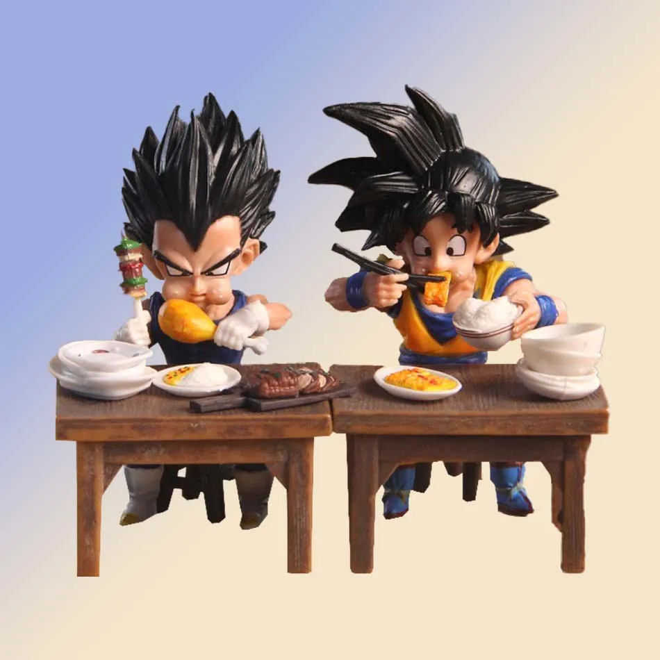 Dragon Ball Son Goku Vegeta Eating Resin Model Statue A+ Studio In Stock 1.0